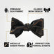 Noctis Prestige - Gilded Metallic Silk Bow Tie