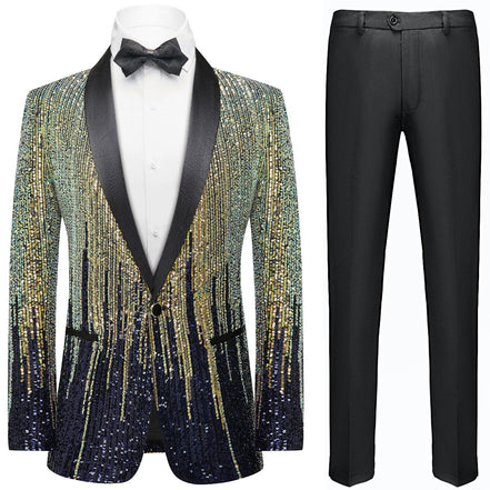 Navy Blue Tuxedo Jacket