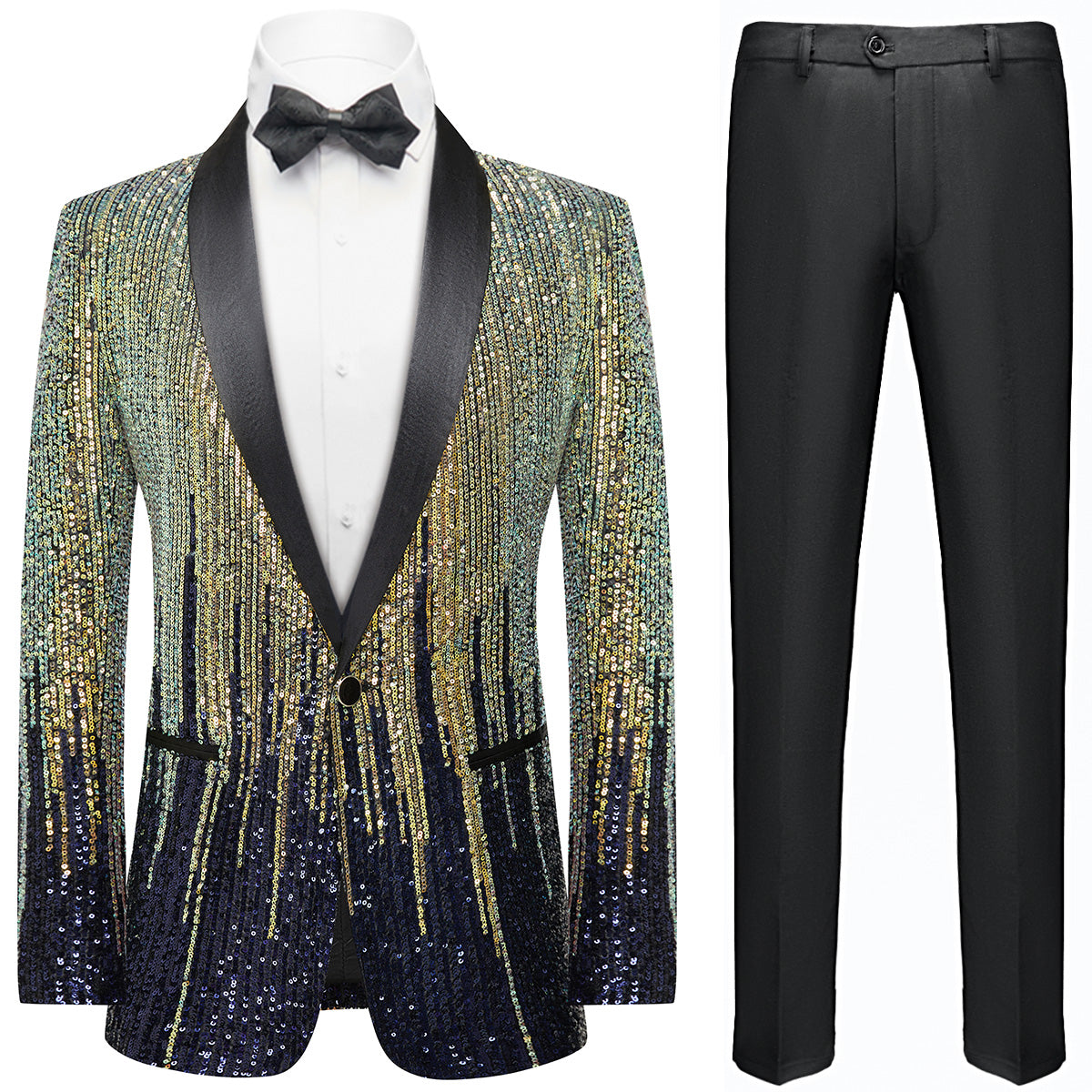 Navy Blue Tuxedo Jacket