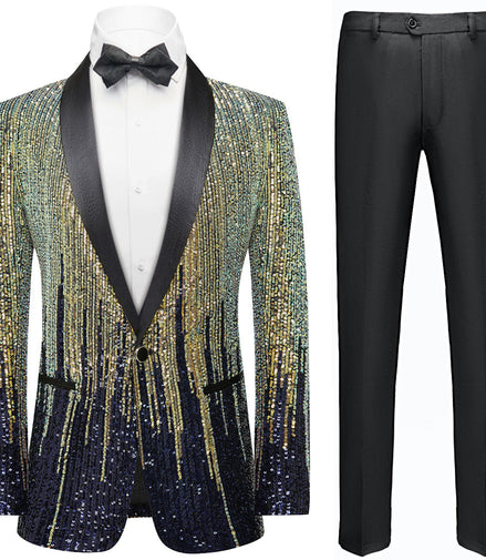 Navy Blue Tuxedo Jacket