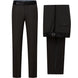 Black velvet tuxedo pants 