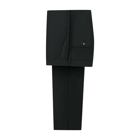 Product view of black slim fit trousers matching the Sapphire Overture 3-piece set - Nevo Suits