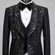 Stygian Prophecy - Black Beaded Vine 3-Piece Tuxedo