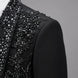 Stygian Prophecy - Black Beaded Vine 3-Piece Tuxedo