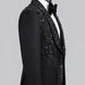 Stygian Prophecy - Black Beaded Vine 3-Piece Tuxedo