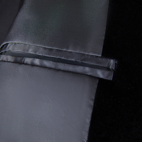 Slim Fit Black Tuxedo details - 4